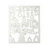 Christmas Carbon Steel Cutting Dies Stencils DIY-XCP0001-13-2