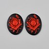 Resin Cabochons CRES-WH0018-02D-1