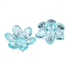 Transparent Acrylic Bead Caps OACR-H118-03E-2