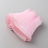 6 Yards Laser Polyester Pleated Lace Trim OCOR-WH0080-86D-2