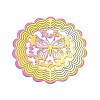 201 Stainless Steel 3D Rotating Hanging Wind Spinner STAS-T064-94-1