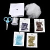 3D Turtle DIY Bead Embroidery Kits DIY-A064-02A-2