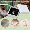 Square Kraft Paper Necklace Earring Storage Gift Boxes LS-CON-WH0095-88B-6
