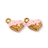 304 Stainless Steel Enamel Charms STAS-Q363-12C-G-1