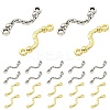 20Pcs 2 Colors Alloy Bar Connector Charmss FIND-YW0004-34-1