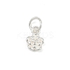 925 Sterling Silver Flower Charms STER-K183-14S-1