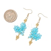 Glass Dangle Earrings EJEW-MZ00688-02-4