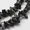 Natural Snowflake Obsidian Beads Strands G-F328-10-3