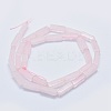 Natural Rose Quartz Beads Strands G-F631-E11-2
