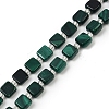 Natural Malachite Beads Strands G-L630-A01-7x7mm-2
