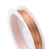 4 Rolls 4 Color Copper Round Wire for Jewelry Making CWIR-FS0001-01-4