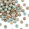 Natural Regalite/Imperial Jasper/Sea Sediment Jasper Beads Strands G-OC0001-05-1