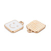 Alloy Enamel Charms ENAM-T016-13E-RS-3