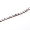 Glass Rhinestone Cords OCOR-WH0065-09-2