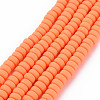 Handmade Polymer Clay Beads Strands CLAY-N008-41-2