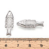304 Stainless Steel Fish Pendants STAS-T069-10P-3