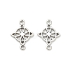 Tibetan Style Alloy Viking Knot Connector Charms FIND-H053-14AS-1