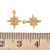 304 Stainless Steel Pendant Rhinestone Settings STAS-Z144-02G-02-3