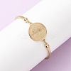 Religion 304 Stainless Steel Link Bracelets for Women LS-BJEW-F524-02A-G-2