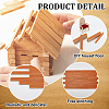 2 Sets 40Pcs Mini Wood Floor Sticker DIY-GO0002-34-3