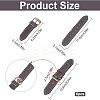 6Pcs Imitation Leather Toggle Buckle LS-FIND-FG0001-29-2