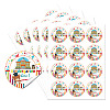 5 Sheets Round Dot PVC Waterproof Decorative Sticker Labels DIY-WH0481-05-1