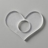 Transparent Acrylic Thumb Bookmark OFST-WH0002-14C-1