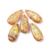 Dyed Synthetic Imperial Jasper Pendants G-P529-07K-1