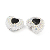 Polymer Clay Glass Rhinestone Beads CLAY-NH0001-13C-2