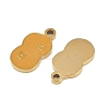 Vegetables 304 Stainless Steel Enamel Charms STAS-C137-02H-G-2