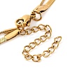 304 Stainless Steel Multi-Strand Chain Bracelets BJEW-G711-03C-G-3