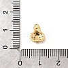 Brass Micro Pave Cubic Zirconia Charms KK-C117-11G-3