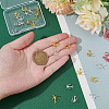 24Pcs Brass Charms Cabochon Settings KK-PH0014-17A-3