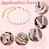 2 Pairs 2 Styles Women's Detachable ABS Plastic Imitation Pearl Beaded Shoe Laces for High Heels DIY-PH0022-88C-6
