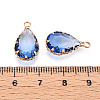 Transparent Glass Charms GLAA-YW0005-01H-3