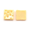 Opaque Resin Cabochons LS-CRES-WH0013-02-1