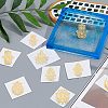9Pcs 9 Style Carbon Steel Cabochons DIY-OC0008-52-5