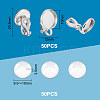 Unicraftale Blank Dome Clip-on Earring Making Kit DIY-UN0005-21-3