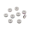 Rack Plating Brass Micro Pave Cubic Zirconia Beads KK-F879-16P-1