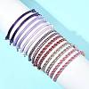 14Pcs 7 Colors Cotton Cord Bracelet Set for Men Women BJEW-FS00025-05-7