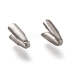 Tarnish Resistant 304 Stainless Steel Folding Crimp Ends LS-X-STAS-G122-09P-A04-1