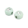 Opaque Acrylic Beads OACR-H046-02B-2