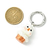 12Pcs 6 Style Animal Resin Pendant Shoe Charms HJEW-DR00001-4