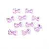 Electroplated Bowknot Resin Cabochons MRMJ-R128-16E-1
