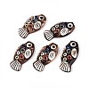 Handmade Porcelain Big Pendants PORC-T133-34-1