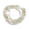 Electroplate Glass Beads Strands EGLA-S192-001A-B03-2