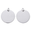 Anti-Tarnish 304 Stainless Steel Pendants STAS-I311-32H-P-1