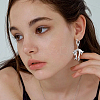 24Pcs 2 Styles 304 Stainless Steel Hoop Earring Findings FIND-SC0017-16A-4