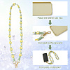 Alloy with Weave Cotton for DIY Keychains AJEW-CJ0001-32A-3
