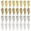80Pcs 4 Colors Tibetan Style Alloy Pendants TIBEP-DC0001-37-1
